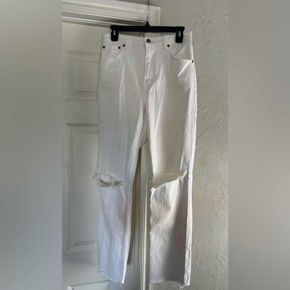 Abercrombie 90s straight ultra high rise jean